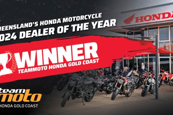 TeamMoto Honda Gold Coast Named QLD Honda Motorcycle Dealer of the Year for 2024